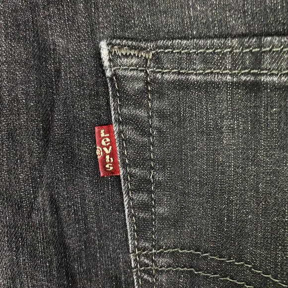 Levi's 569 Jeans Men's 40 x 32 Measures 41 x 30.5  Black Stretch - Picture 7 of 14
